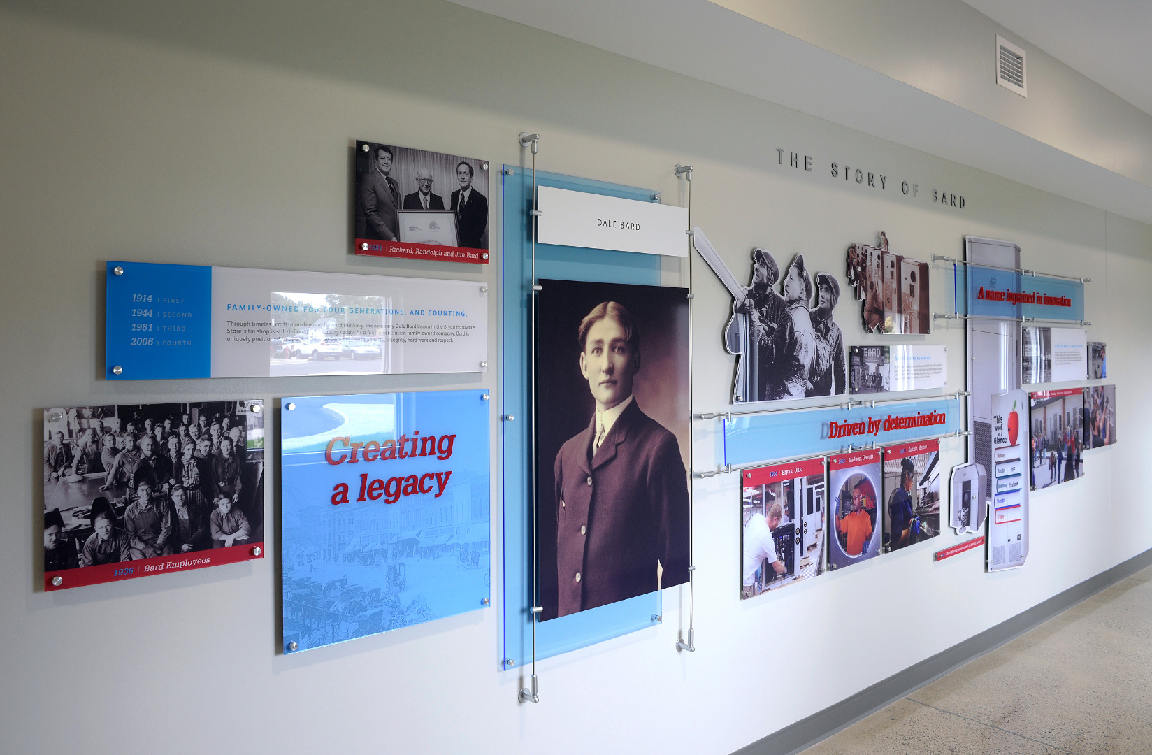 JRB Innovation Center: History Display